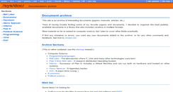 Desktop Screenshot of doc.cat-v.org