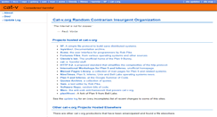 Desktop Screenshot of cat-v.org