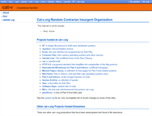 Tablet Screenshot of cat-v.org